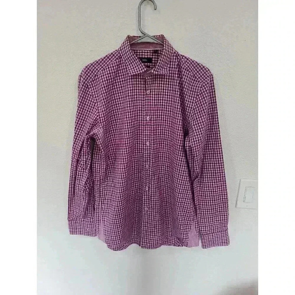 Hugo Boss‎ Mens Slim Fit Button Up Shirt size 41/16 - Picture 1 of 3